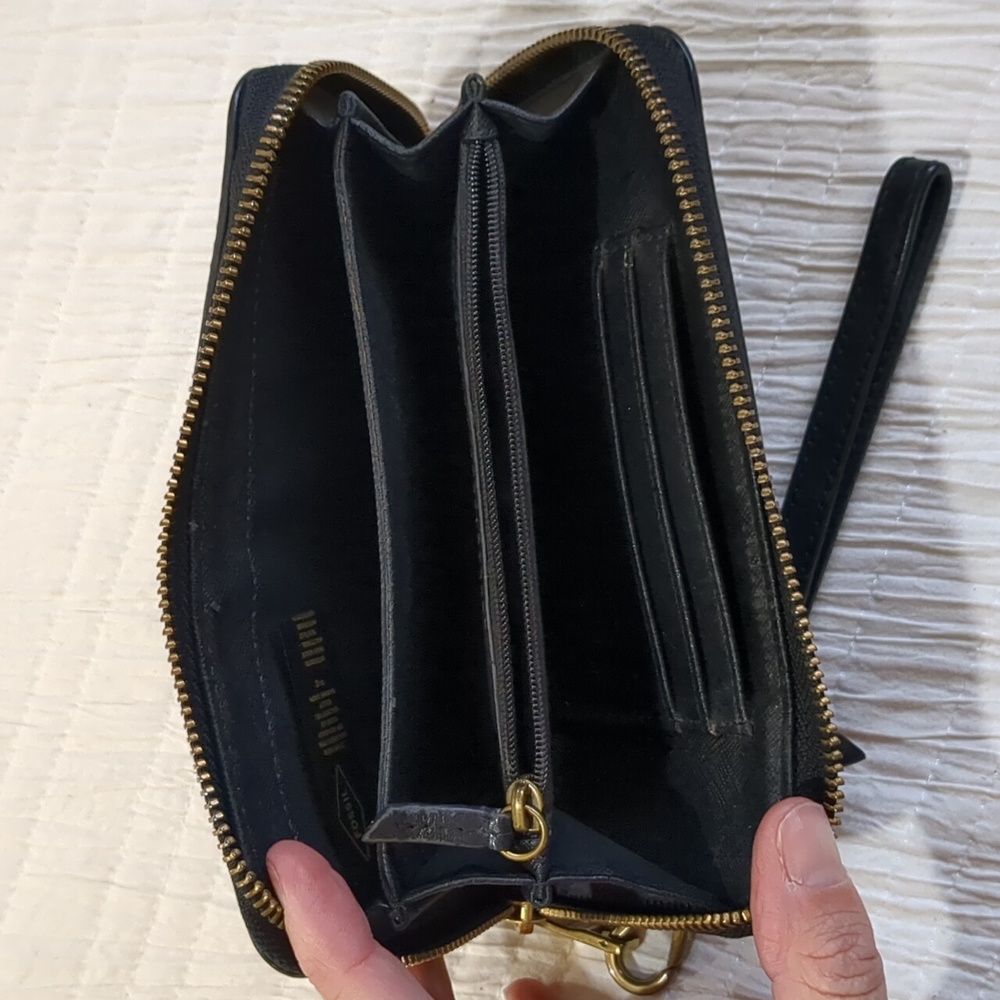 FOSSIL black Leather medium Wallet - Picture 6 of 13